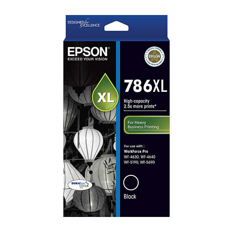 Epson 786XL Black Ink Cart - Wholesales Supply