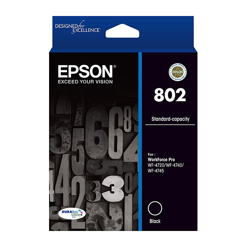 Epson 802 Black Ink Cart - Wholesales Supply