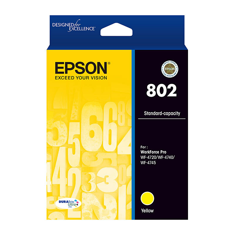 Epson 802 Yellow Ink Cart - Wholesales Supply