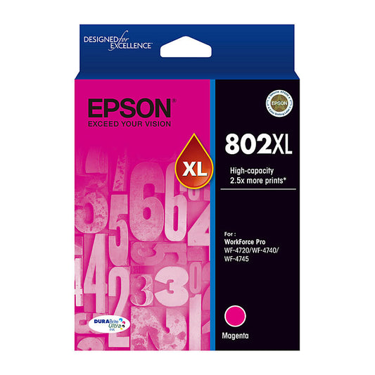 Epson 802XL Magenta Ink Cart - Wholesales Supply