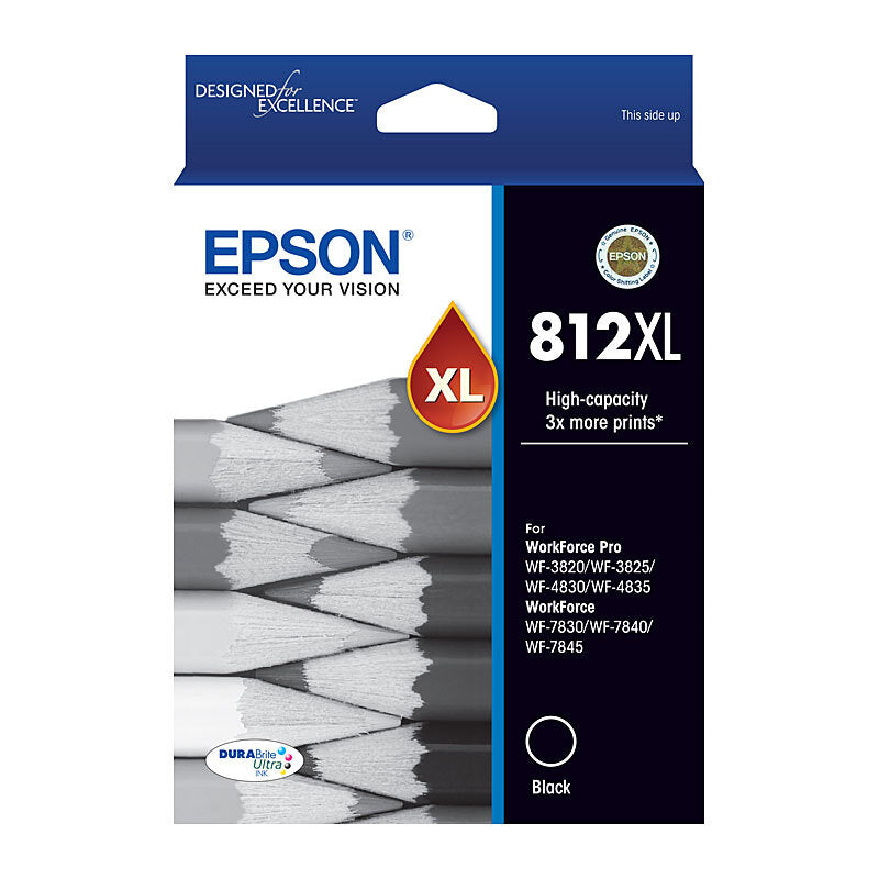 Epson 812XL Black Ink Cart - Wholesales Supply