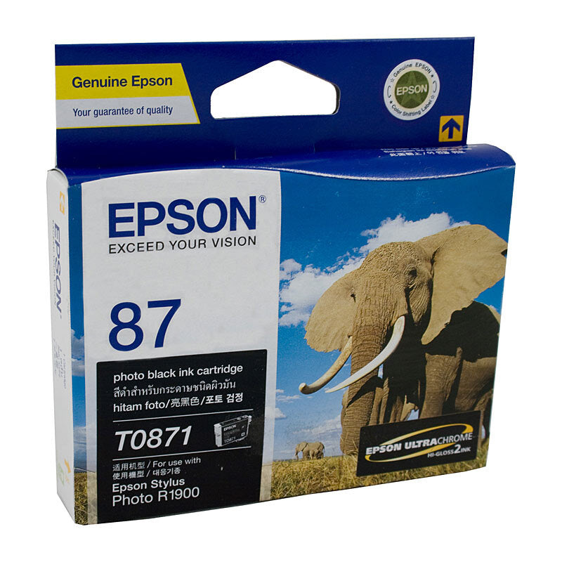 Epson T0871 Ph Black Ink Cart - Wholesales Supply