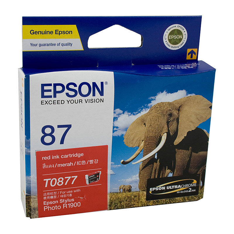 Epson T0877 Red Ink Cart - Wholesales Supply