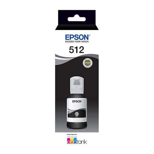Epson T512 Blk EcoTank Bottle - Wholesales Supply