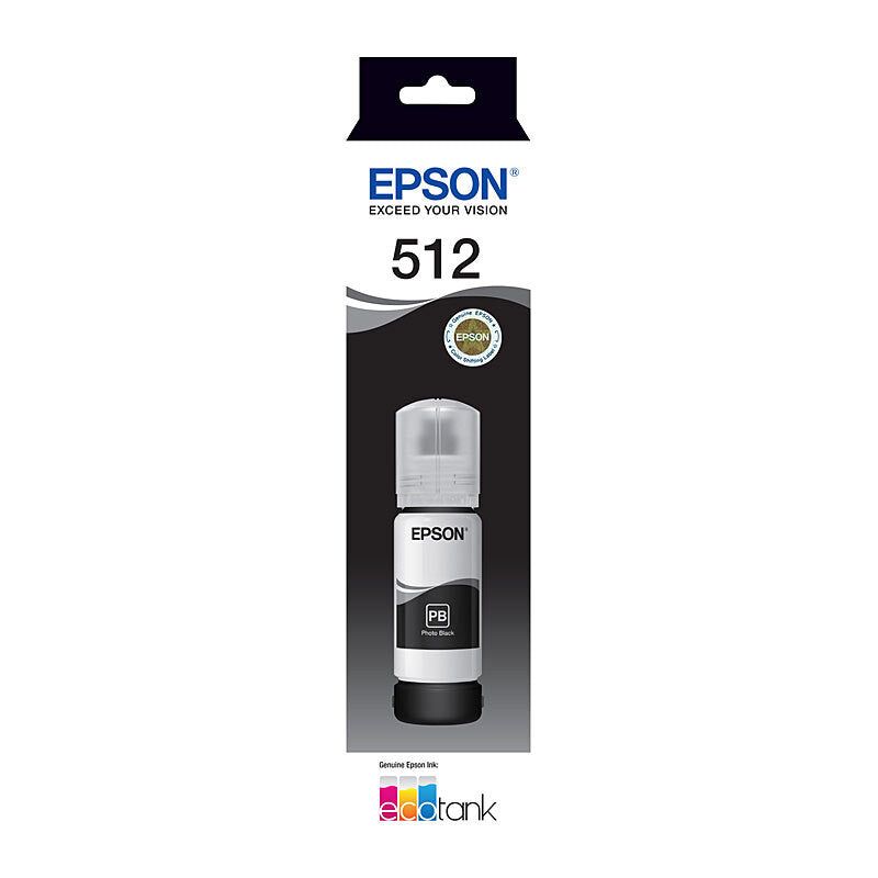 Epson T512 PBk EcoTank Bottle - Wholesales Supply