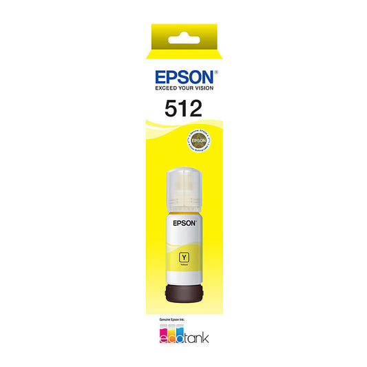 Epson T512 Yell EcoTank Bottle - Wholesales Supply