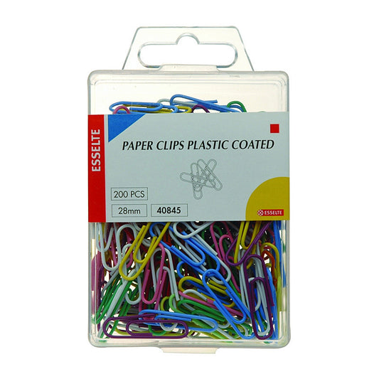 Esselte P/Clip 28mm Plas Bx200 - Wholesales Supply