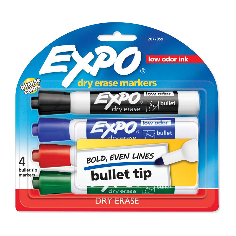 ExpoW/B Marker Blt Ast Pk4 Bx6 - Wholesales Supply