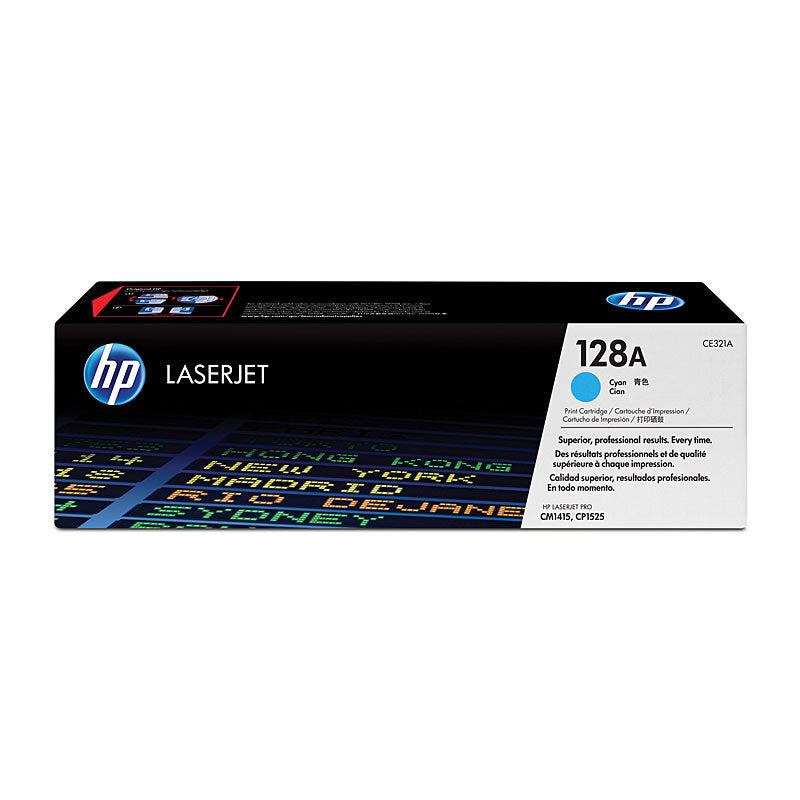 HP #128A Cyan Toner CE321A - Wholesales Supply