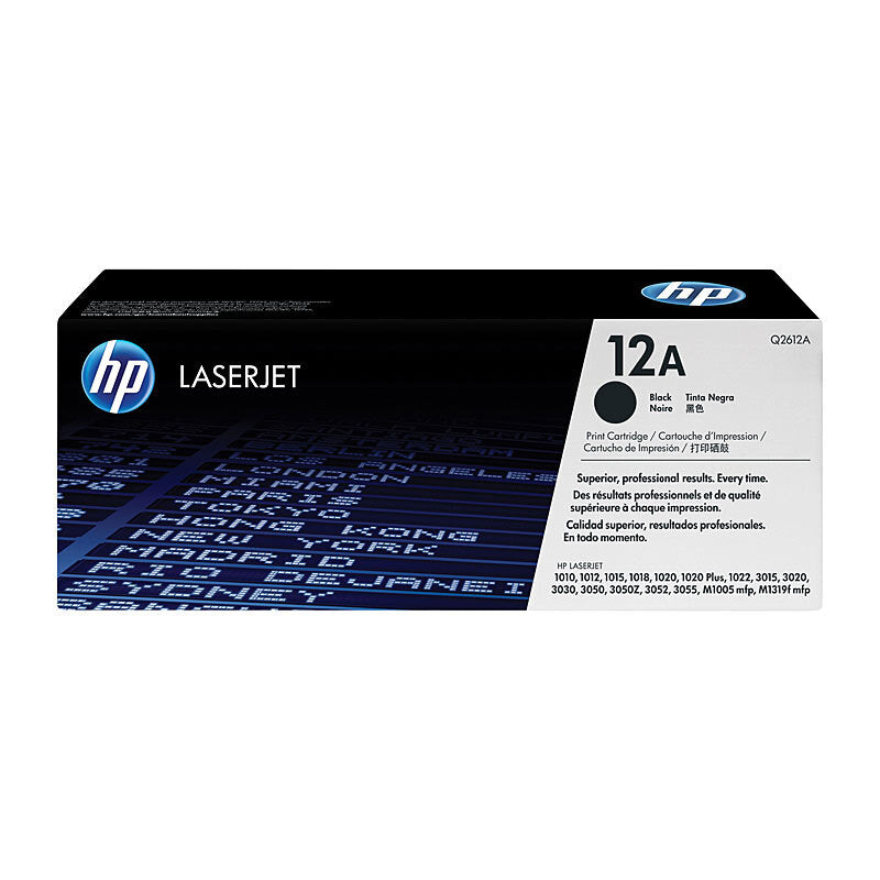 HP #12A Black Toner Q2612A - Wholesales Supply