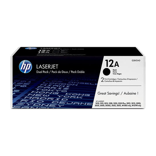 HP #12A Twin Pack Q2612AD - Wholesales Supply