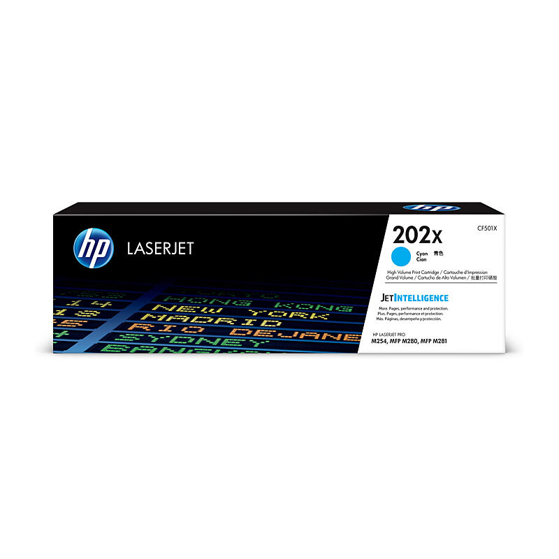 HP #202X Cyan Toner CF501X - Wholesales Supply