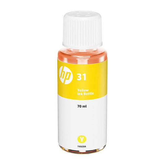 HP #31 Yell Ink Bottle 1VU28AA - Wholesales Supply