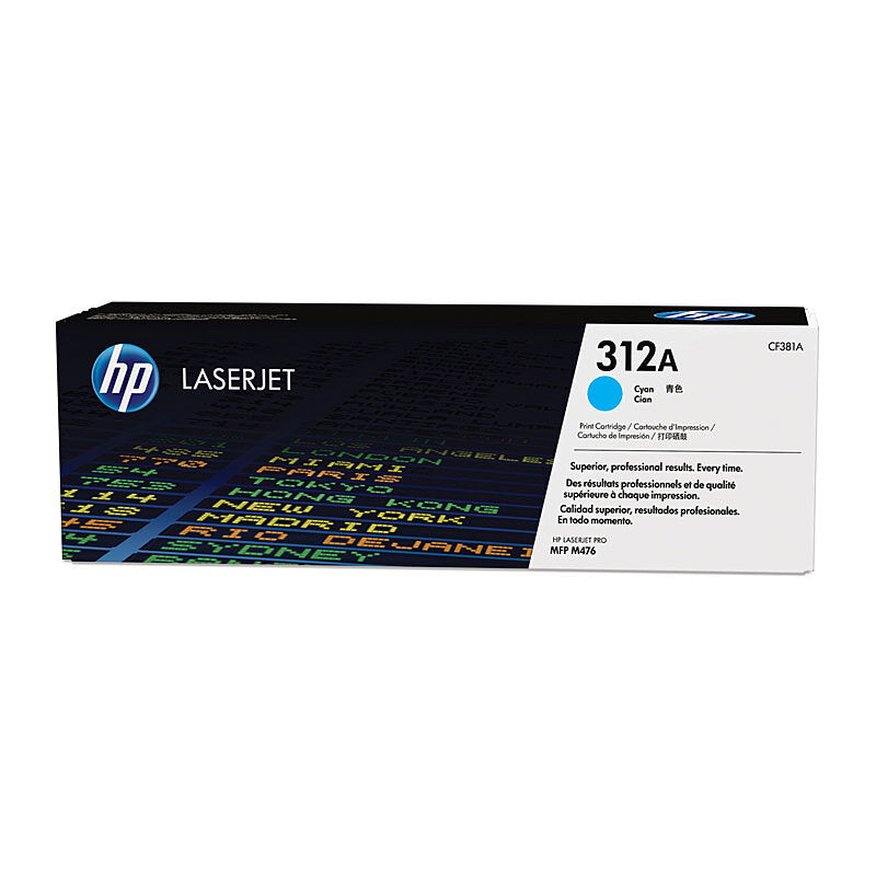 HP #312A Cyan Toner CF381A - Wholesales Supply