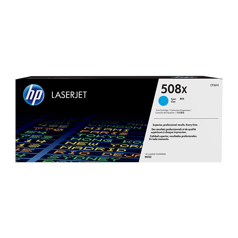 HP #508X Cyan Toner CF361X - Wholesales Supply