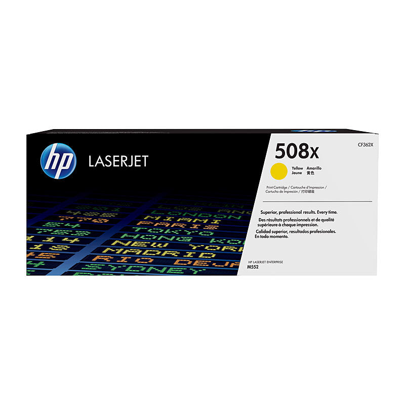 HP #508X Yellow Toner CF362X - Wholesales Supply