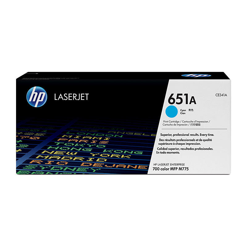 HP #651A Cyan Toner CE341A - Wholesales Supply