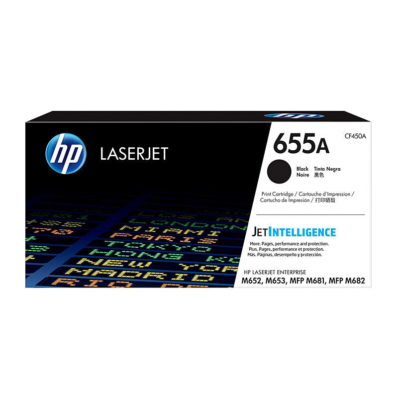 HP #655A  Black Toner CF450A - Wholesales Supply