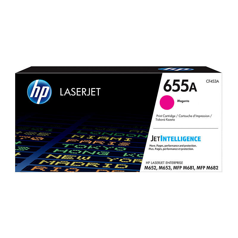 HP #655A Magenta Toner CF453A - Wholesales Supply