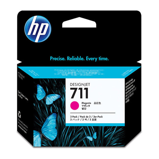 HP #711 29ml Mag 3 Pk CZ135A - Wholesales Supply