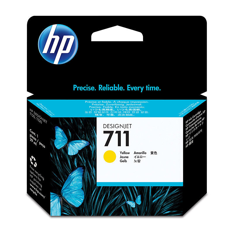HP #711 29ml Yellow Ink CZ132A - Wholesales Supply