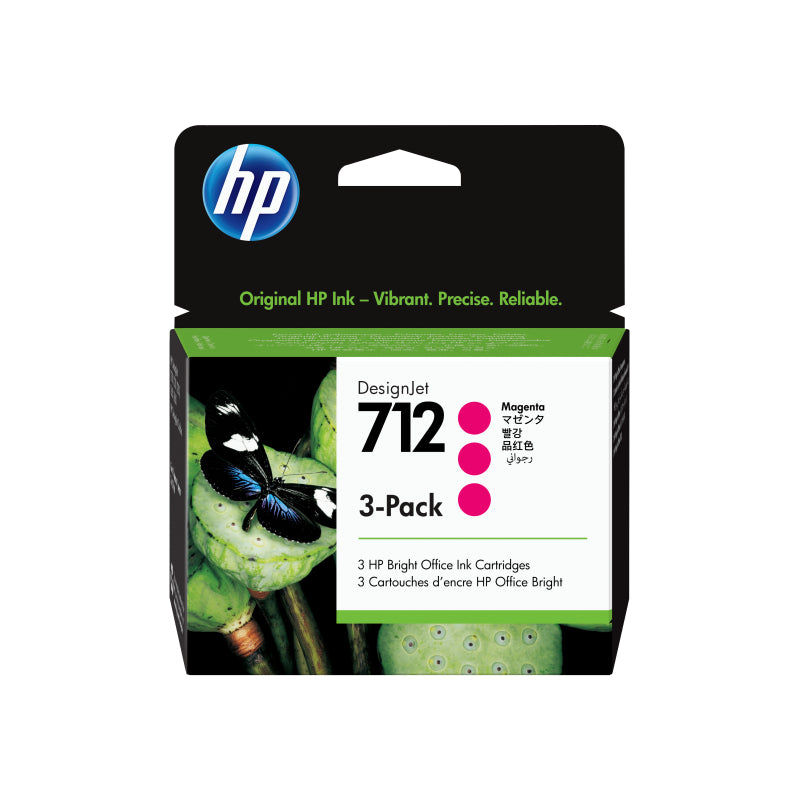 HP #712 29ml Mag 3 Pk 3ED78A - Wholesales Supply