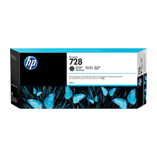 HP #728B 300ml Matt Blk 3WX30A - Wholesales Supply