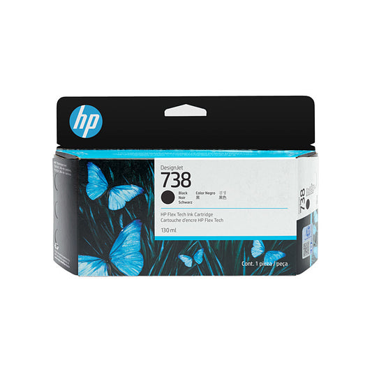 HP #738 130ml Blk Ink 498P2A - Wholesales Supply