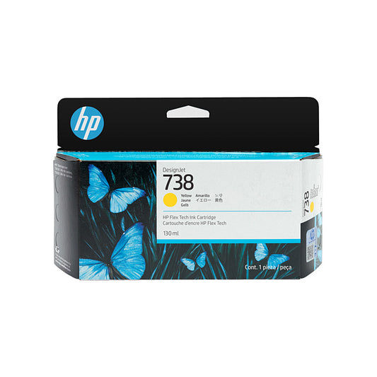 HP #738 130ml Yell Ink 498N7A - Wholesales Supply