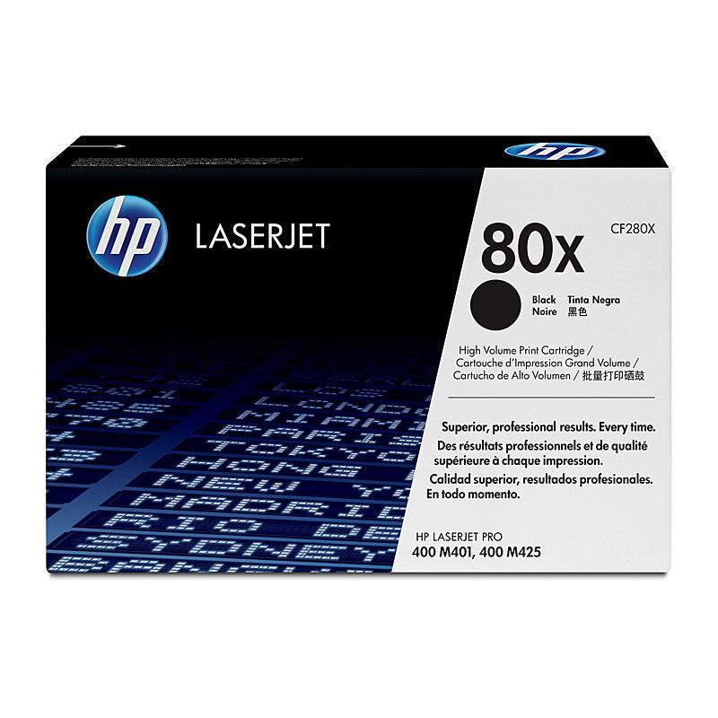 HP #80X Black Toner CF280X - Wholesales Supply