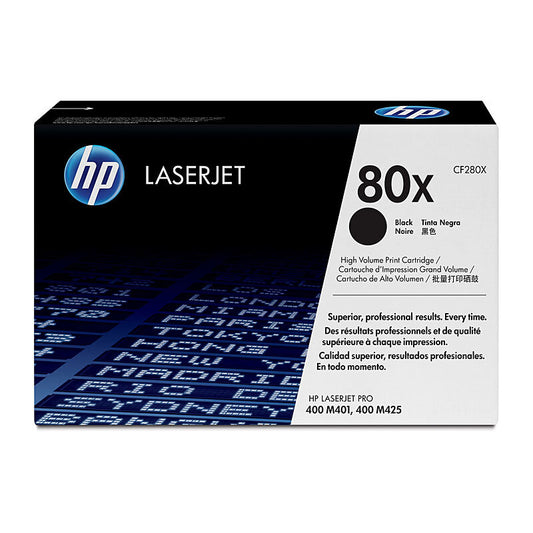 HP #80X Black Toner CF280X - Wholesales Supply