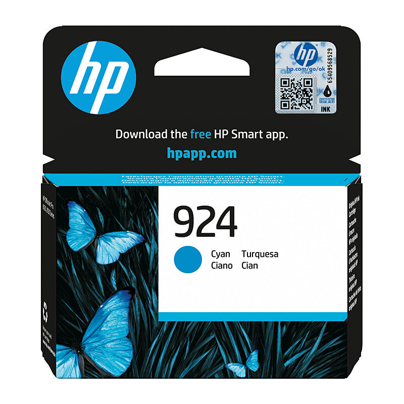 HP #924 Cyan Ink 4K0U3NA - Wholesales Supply