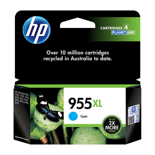 HP #955XL Cyan Ink L0S63AA - Wholesales Supply