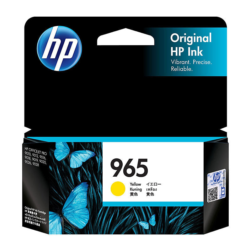 HP #965 Yellow Ink 3JA79AA - Wholesales Supply