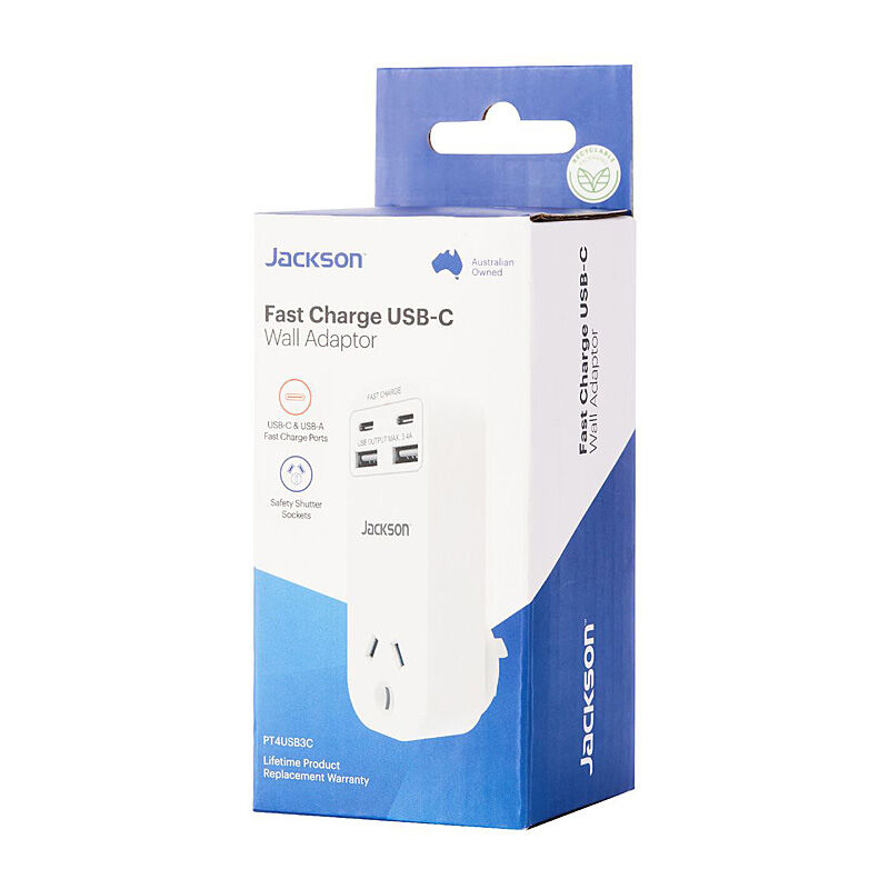 Jackson 1 Way 4 USB Charger - Wholesales Supply