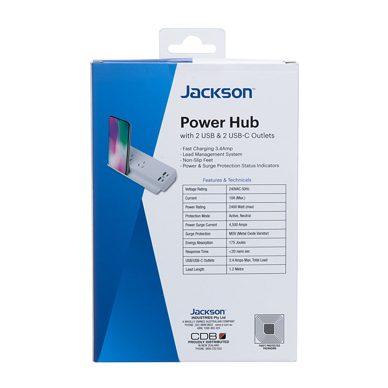 Jackson 2 Way USB Power Hub - Wholesales Supply