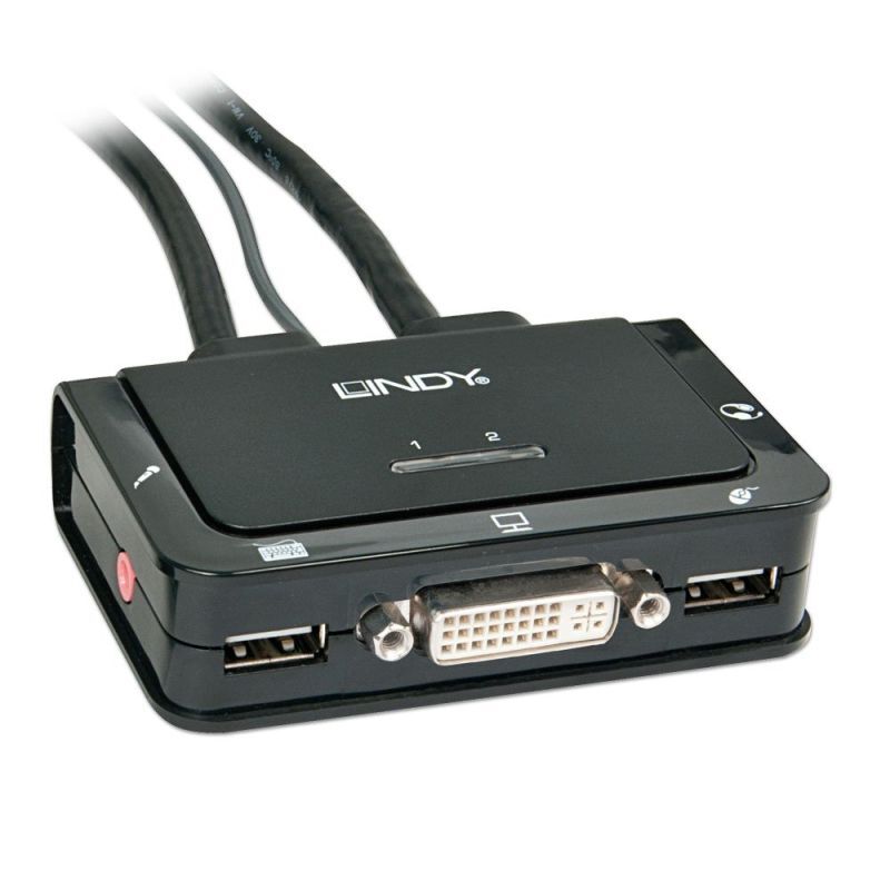 Lindy 2 Port DVI KVM Switch - Wholesales Supply