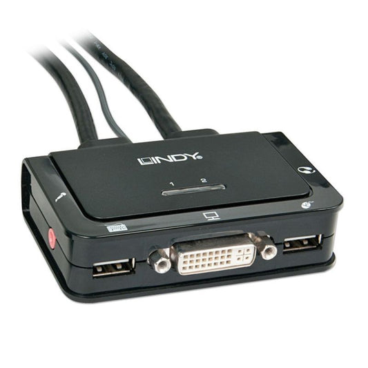 Lindy 2 Port DVI KVM Switch - Wholesales Supply