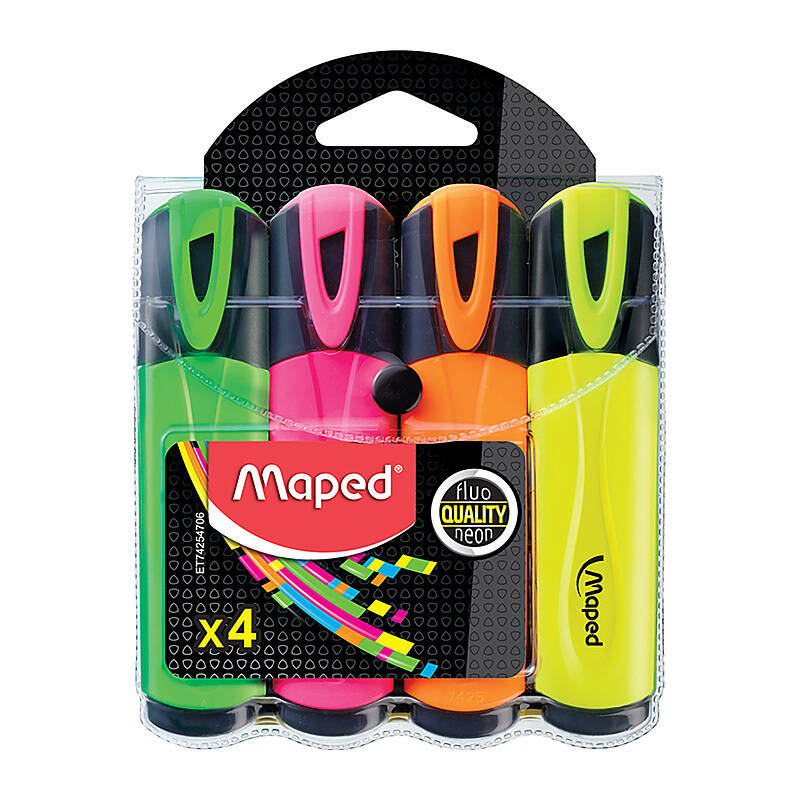 Maped Fluo Highlighter Wlt4 - Wholesales Supply