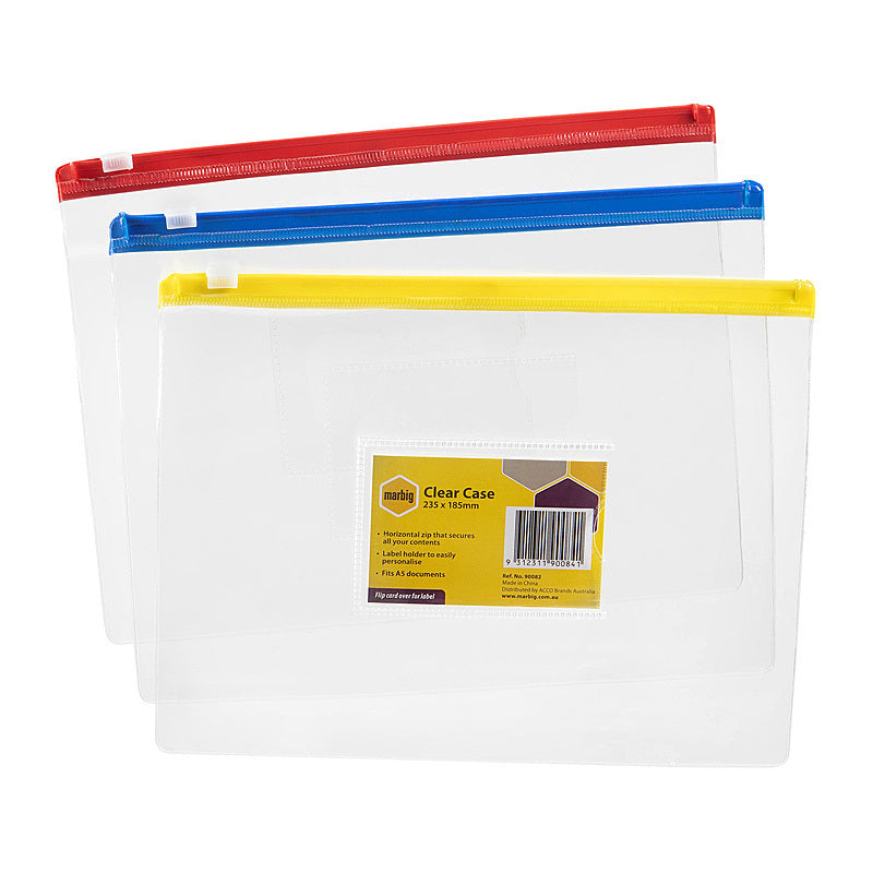 Mbg Clear Case A5 235X185 Asst - Wholesales Supply