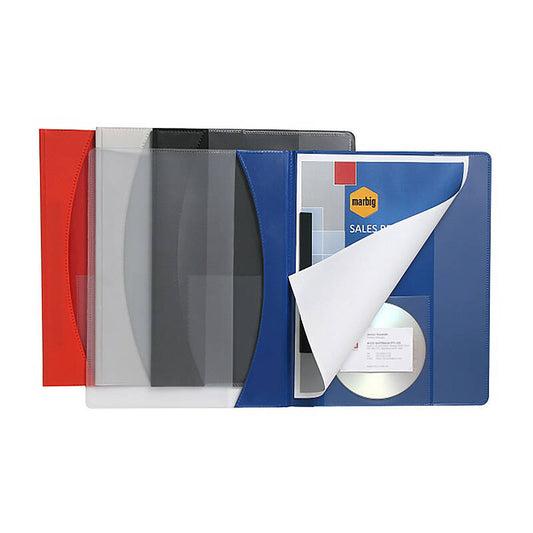 Mbg File A4 Flat Prem Ins Red - Wholesales Supply