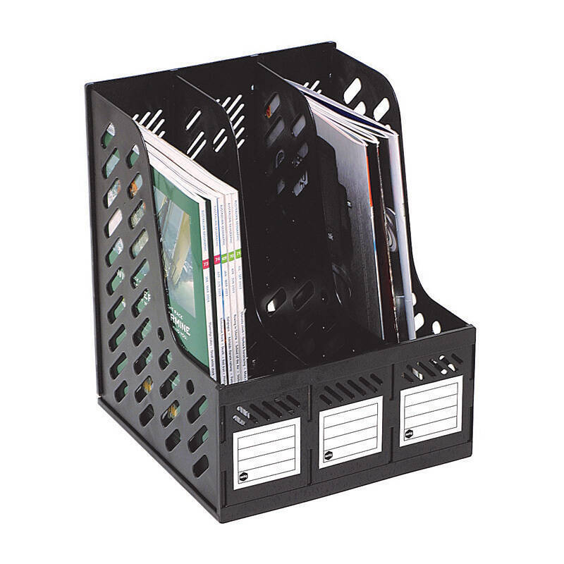 Mbg Magazine Racks 3 Section - Wholesales Supply