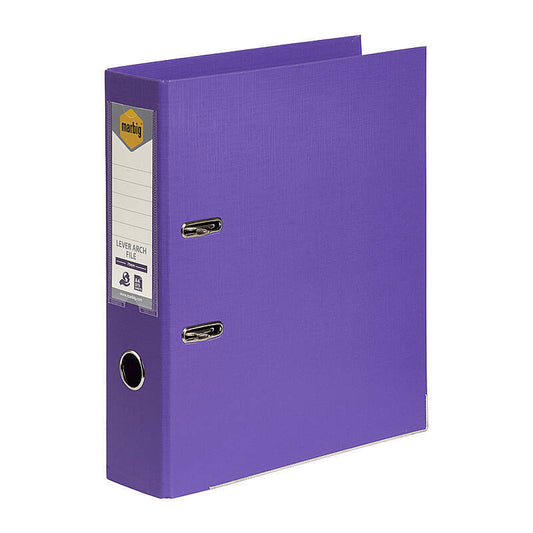Mbg PE Lever Arch A4 Purple - Wholesales Supply