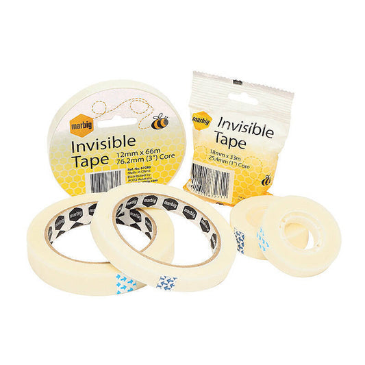 Mbg Tape Inv 18mmX33M 25.4Core - Wholesales Supply