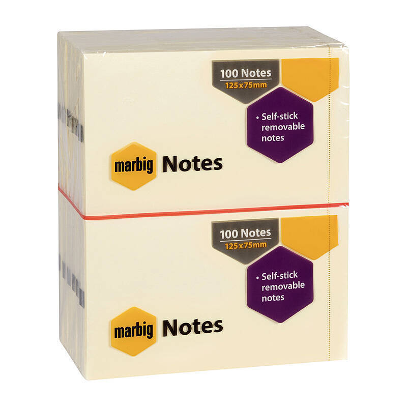 Notes Yellow 75X125mm Ylw Pk12 - Wholesales Supply
