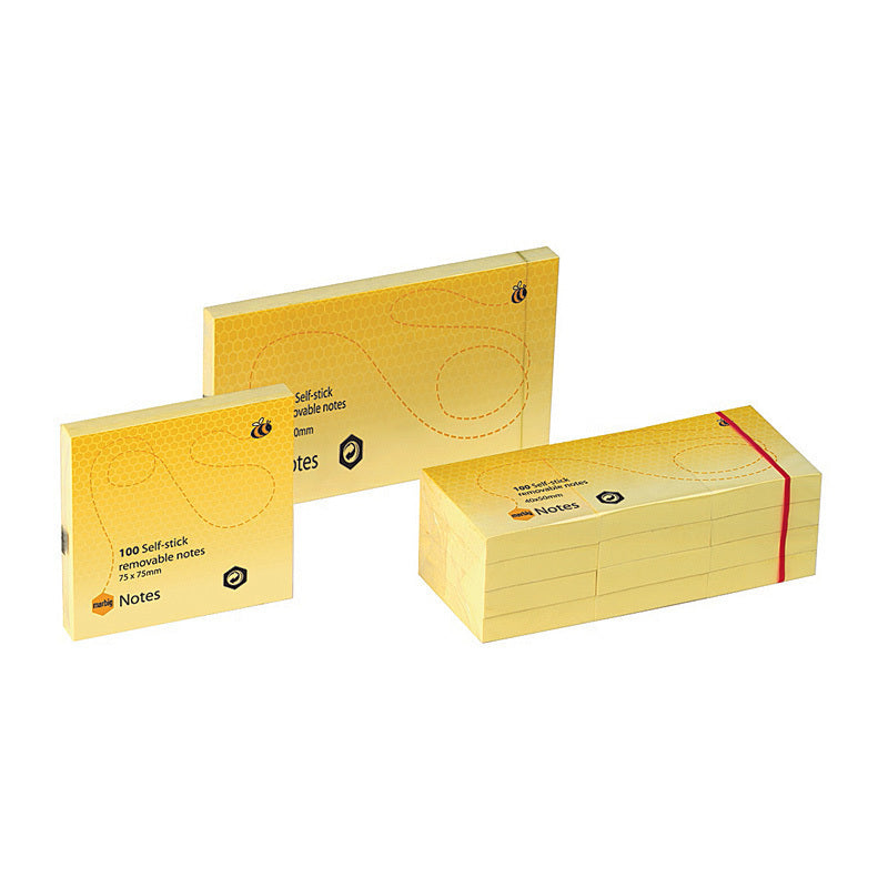Notes Yellow 75X75mm Ylw Pk12 - Wholesales Supply