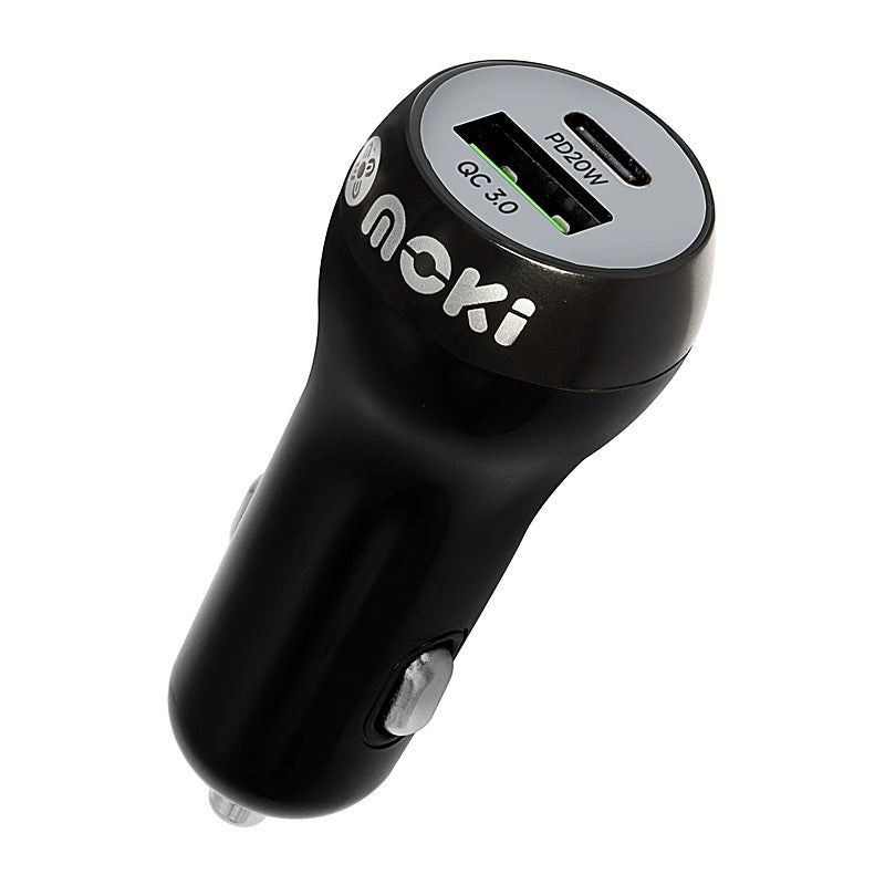 Moki Car Charger PD Type-C QC - Wholesales Supply