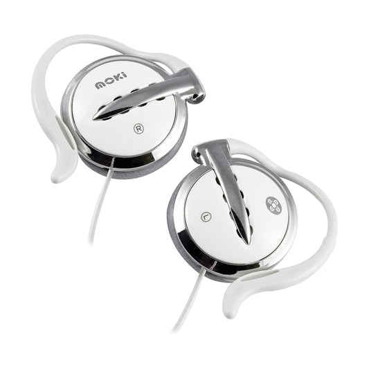 Moki Clip On Earphones White - Wholesales Supply