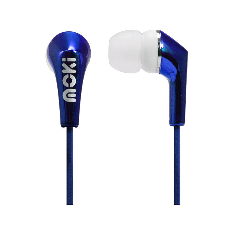 Moki Metallics Earphone Blue - Wholesales Supply