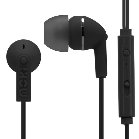 Moki Noise IsoEarbuds Mic Bk - Wholesales Supply